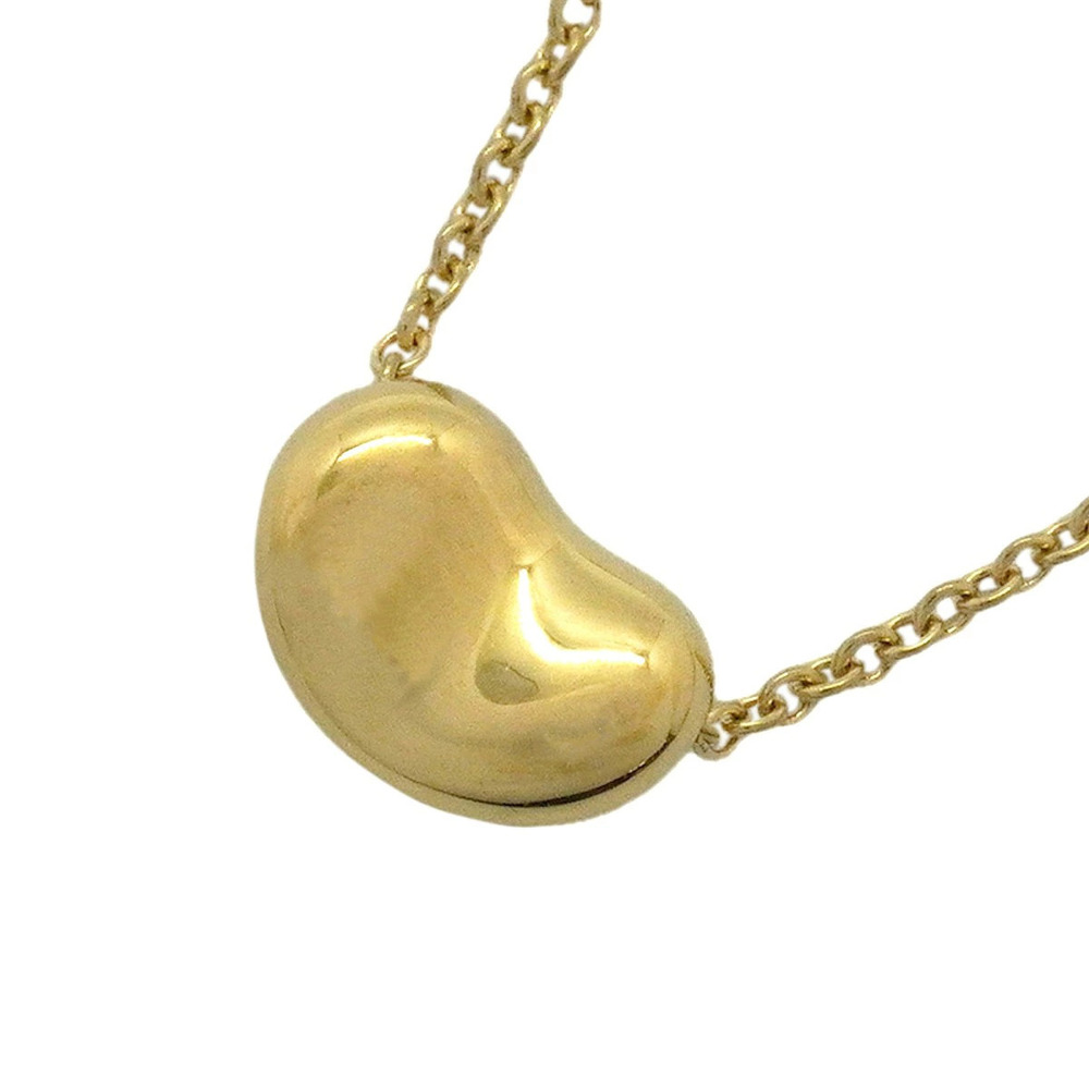 Tiffany Co Bean Necklace Gold Yellow